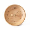 Customized Office Desk Table Clock Mini Round Silen