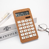 Cork Desktop Calculator Battery Or Solar Power Scientific Calculator 12 Digits Plastic Dual Power Calculator 