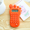 Learning Supplies Maze Toys Foot Shape Calculator Children's Electronic Calculator 8 Digit Battery Powered Desktop Calculator