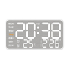 LED Digital Table Desk Alarm Clock Display Temperature Week Calendar Wall Clock Reloj 
