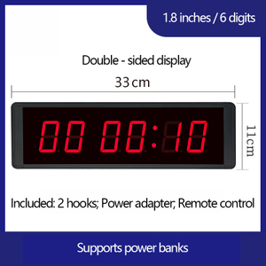LED Double-sided Forward And Backward Timer Large Screen Dual-sided LED Competition Timer Digital Countdown Timer