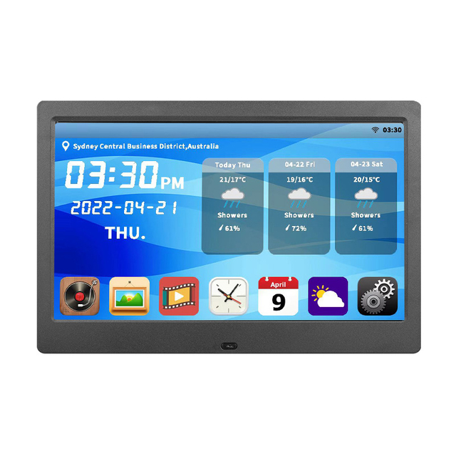 Smart Digital Photo Frame Wifi Weather Clock Forecast Weather Station Digital Table Desk Clock