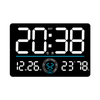 LED Large Display Week Calendar Temperature Digital Alarm Wall Clock with Timer