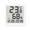 Magnetic Digital Table Desk Alarm Clock LCD Wall Clock Display Temperature Humidness 