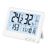 Backlit Indoor Large Screen Household Digital Thermometer Hygrometer Digital Desk Alarm Clock Calendar 