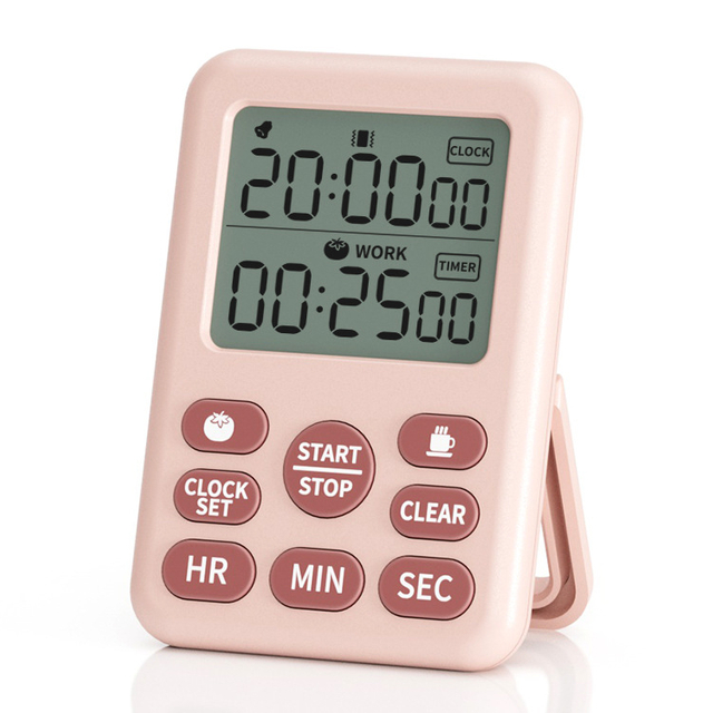 Google Productivity Countdown Timer Smart Magnetic Digital Kitchen Timer Digital Table Desk Clock Kids Study Pomodoro Desk Timer