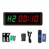 Remote Control LED Fitness Digital Countdown Timer Multi-functional Digital Wall Clock Stopwatch