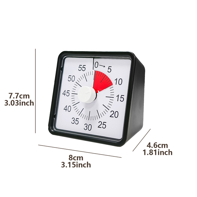 Countdown Pomodoro Timer Productivity Google Visual Timer for Study Kitchen Timer for Cooking