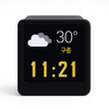 Korean Version Small Language WIFI Desktop Mini Weather Clock Digital Table Alarm Clock with Temperature Digital Desk Clock