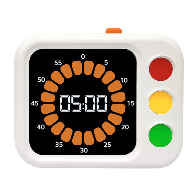 Traffic Lights Countdown Timer Visual Timer For Kids Study Smart Silent Kitchen Cooking Timer