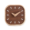 Black Walnut Solid Creative Clock Small Table Clock Bedroom Bedside Wooden Desk Clock