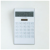 Minimalist Dual Power Plastic Calculator 10 Digit Crystal Button Calculator Battery Or Solar Power Scientific Desktop Calculator