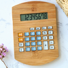 Learning Supplies 8 Digit Desktop Calculator Battery Power Calculator Bamboo Scientific Calculator