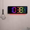 Multifunction LED Wall Clock Display Temperature Week Calendar Reloj De Pared Digital Alarm Clock with Night Light