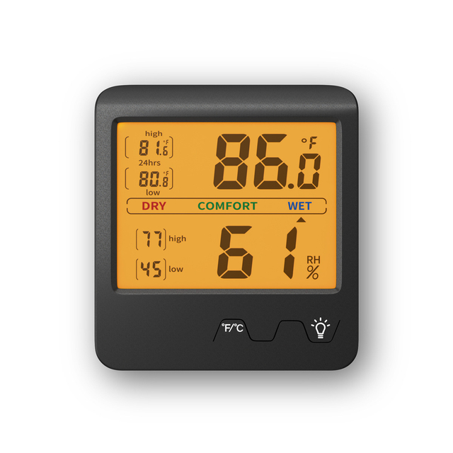 Smart Mini Temperature Humidity Gauge Indoor Household High Precision Digital Thermometer Hygrometer