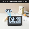 LCD Digital Desk Table Alarm Clock with Temperature Humidity Date Wake Up Alarm Clock Reloj Wall Clock