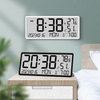 Digital Table Alarm Clock LCD Wall Clock Display Temperature Humidness Digital Desk Clock 