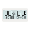 Magnetic LCD Alarm Clock Digital Table Desk Clock Display Temperature Humidness