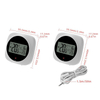 Mini Digital Refrigerator Magnet Thermometer Household Kitchen Freezer Cold Cabinet Thermometer with Alarm