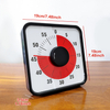 60 Minute pomodoro Mechanical Kitchen Timer for Cooking Meeting Magnetic productivity timer Visual Study Tmer for Kids