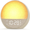 White Noise Sleep Alarm Clock with Sleep Companion Ambient Light Simulated Sunlight Wake-up Alarm Clock
