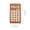 Cork Desktop Calculator Battery Or Solar Power Scientific Calculator 12 Digits Plastic Dual Power Calculator 