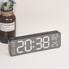 LED Digital Table Desk Alarm Clock Display Temperature Week Calendar Wall Clock Reloj 