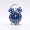 Dual Bell Striking Table Desk Clock Silent Sweep Alarm Clock Twin Bell Alarm Clock with Light