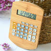 Learning Supplies 8 Digit Desktop Calculator Battery Power Calculator Bamboo Scientific Calculator