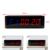 Remote Control LED Digital Clock Special Electronic Wall Clock for Competition 1.8 Inch 6-digit LED Fitness Timer