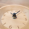 Customized Office Desk Table Clock Mini Round Silen