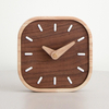 Black Walnut Solid Creative Clock Small Table Clock Bedroom Bedside Wooden Desk Clock