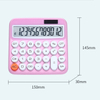 Large Screen Solar Power Calculator 12 Digit Dual Power Calculator Plastic Scientific Desktop Calculator