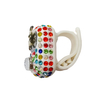 Golf Finger Ring Counter Custom Digital Tasbih Tally Counter with Colorful Crystal Eid Gift Muslim Digital Tasbeeh Counter