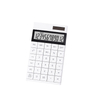 LED Large Screen Seamless Key Calculator Solar Power Plastic Desktop Calculator 12 Digits Scientific Dual Power Calculator