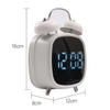 Multi-function Digital Desk Clock Twin Bell Alarm Clock LED Digital Table Alarm Clock