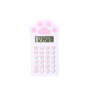 Creative Cute Cat PAWS Calculator Battery Power Desktop Calculator 8 Digit Scientific Calculator