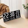  LED Wall Clock Display Temperature Week Calendar Digital Table Alarm Clock Desk Alarm Clock 
