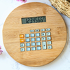 Learning Supplies 8 Digit Desktop Calculator Battery Power Calculator Bamboo Scientific Calculator