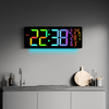 Multifunction LED Wall Clock Display Temperature Week Calendar Reloj De Pared Digital Alarm Clock with Night Light