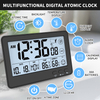 LCD Digital Desk Table Alarm Clock with Temperature Humidity Date Wake Up Alarm Clock Reloj Wall Clock