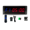 Remote Control LED Digital Clock Special Electronic Wall Clock for Competition 1.8 Inch 6-digit LED Fitness Timer