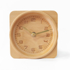 Customized Office Desk Table Clock Mini Round Silen