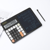 Alarm Clock with Date Time 12 Digit Desktop Calculator Dual Power Solar Calculator with LCD Writing Board