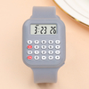 Creative Children Watch Calculator Learning Supplies 8 Digit Mini Electronic Calculator Display Time Battery Powered Calculator
