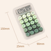 Battery Powered Plastic Transparent Calculator 10 Digits Gradient Color Keyboard Calculator Scientific Desktop Calculator