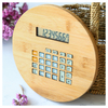 Learning Supplies 8 Digit Desktop Calculator Battery Power Calculator Bamboo Scientific Calculator