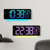 Multifunction LED Wall Clock Display Temperature Week Calendar Reloj De Pared Digital Alarm Clock with Night Light