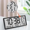 Digital Table Alarm Clock LCD Wall Clock Display Temperature Humidness Digital Desk Clock 