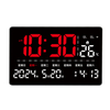 Large Screen LED Digital Desk Table Clock Display Temperature Week Calendar Wall Clock 